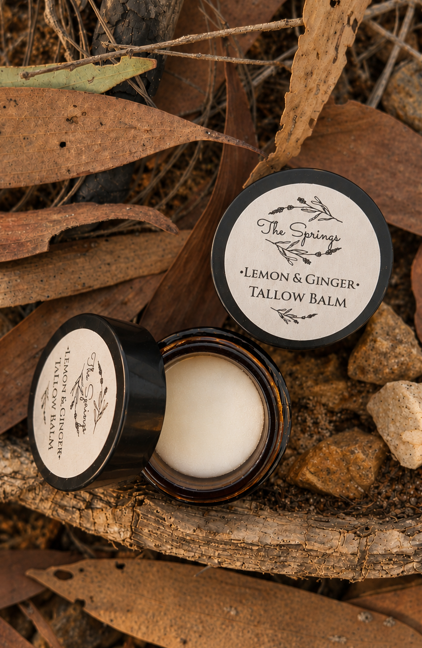 Lemon & Ginger Tallow Balm